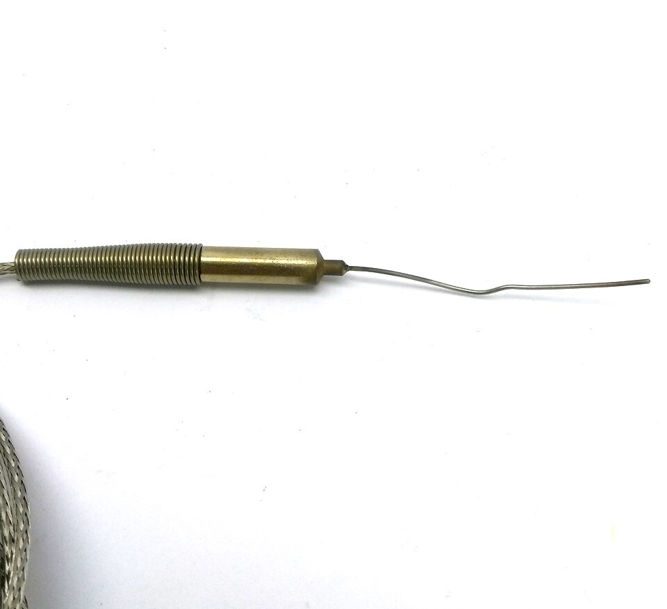 Watlow AFCJ0FA020UK100 MI Thermocouple, Type K, 100", Mini Plug, Probe 2"