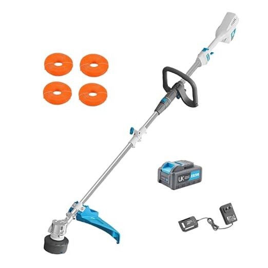 RB Cortadora de cuerdas inalámbrica, cortadora de malas hierbas de 40V con 17"