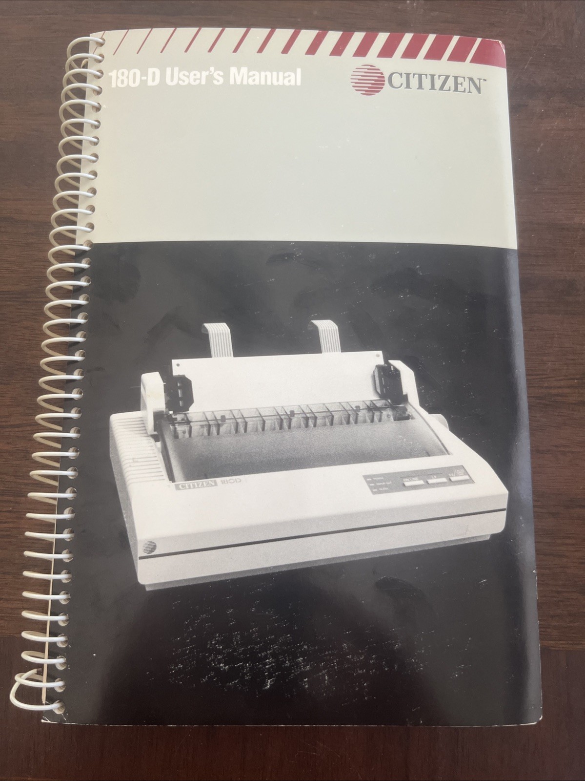 Citizen 180-D Printer - Manual / Users Guide / Instructions Book