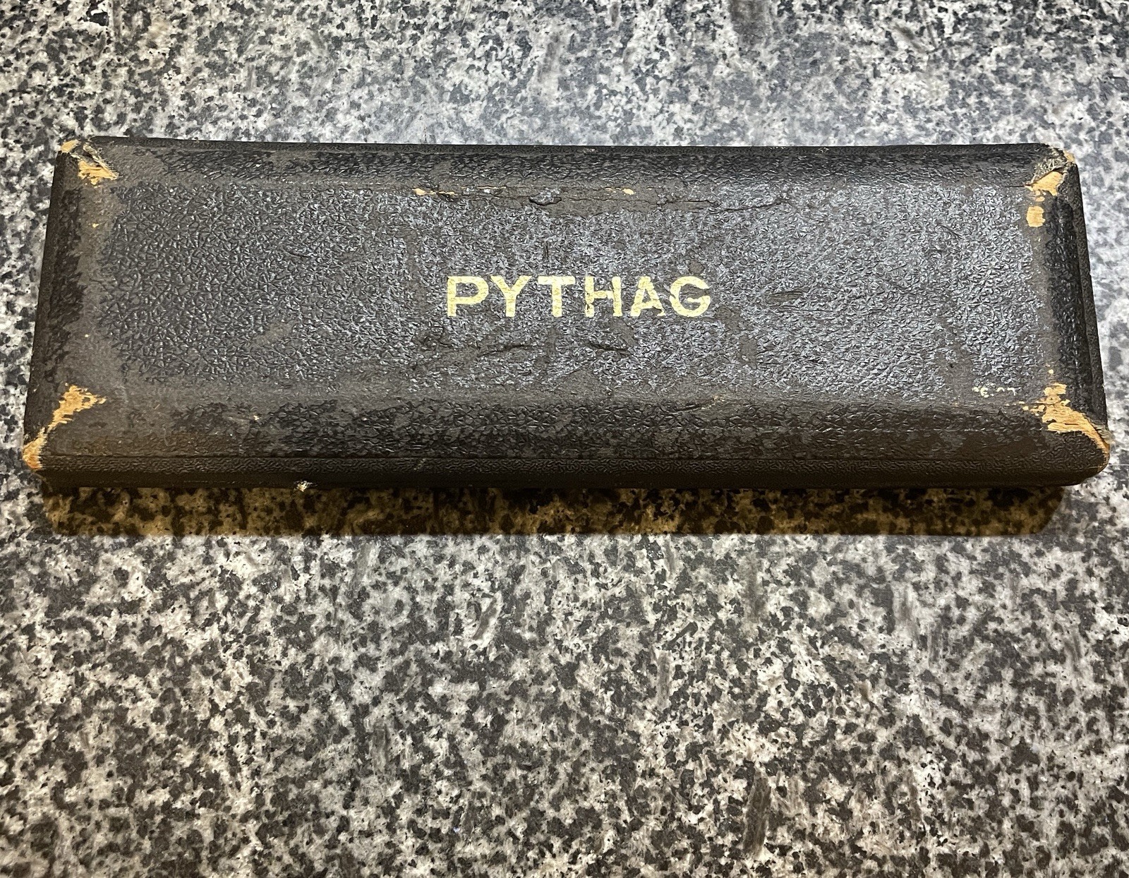Vintage Pythag Engineering Compass Set Case Surveying Drafting