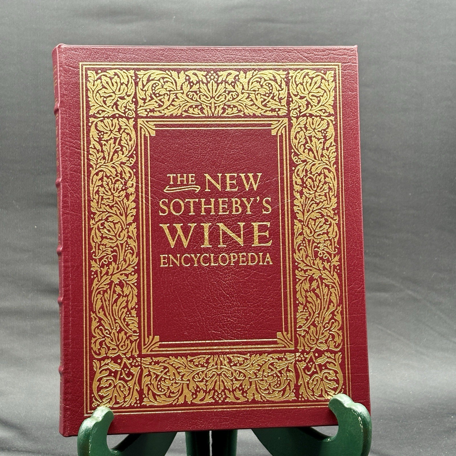 The New Sotheby's Wine Encyclopedia By Tom Stevenson DK Leather 2001 Fine Cond.