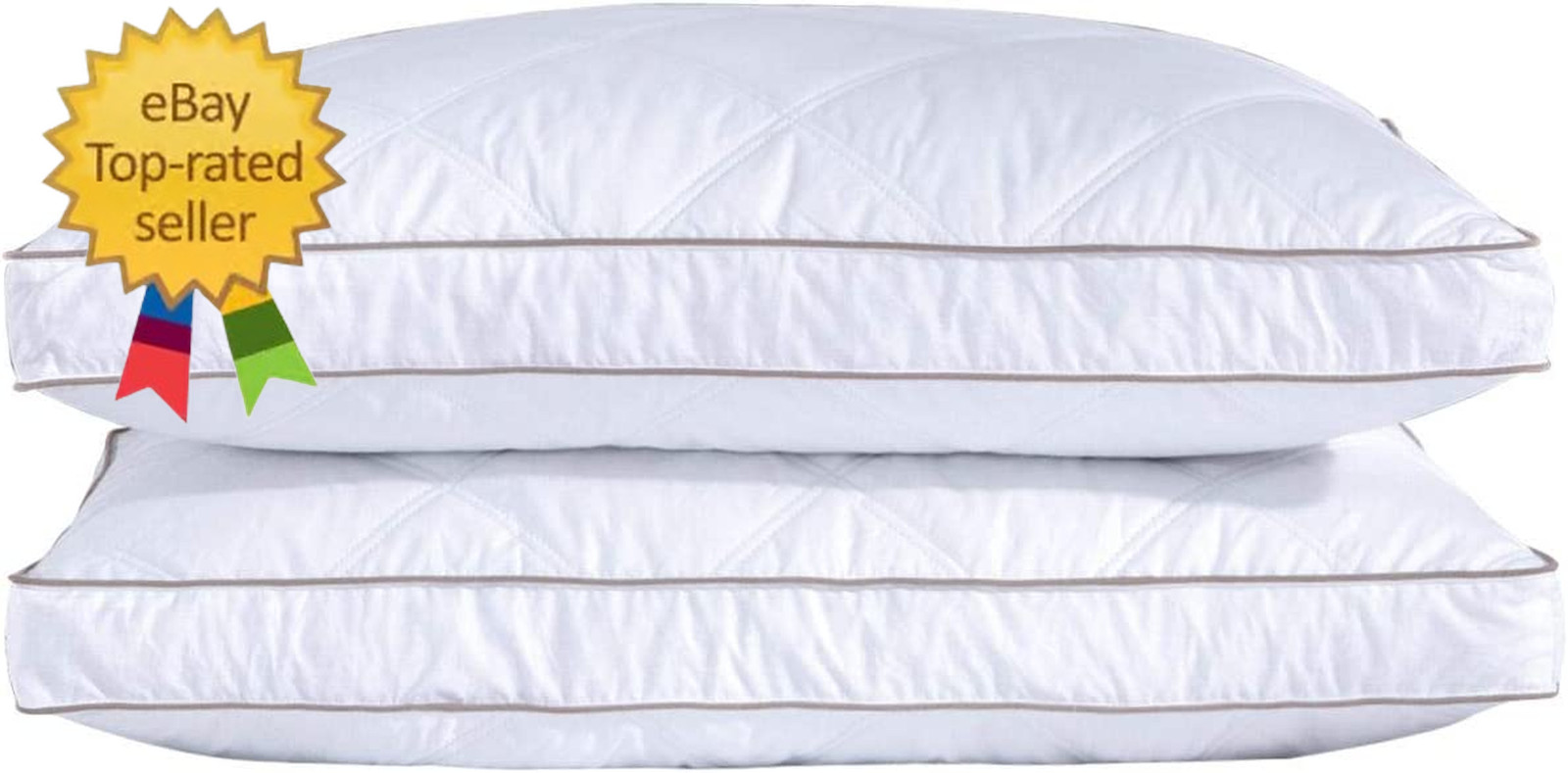 ® Goose Feathers and down Pillow for Sleeping Hotel Collection Bed Pillows,