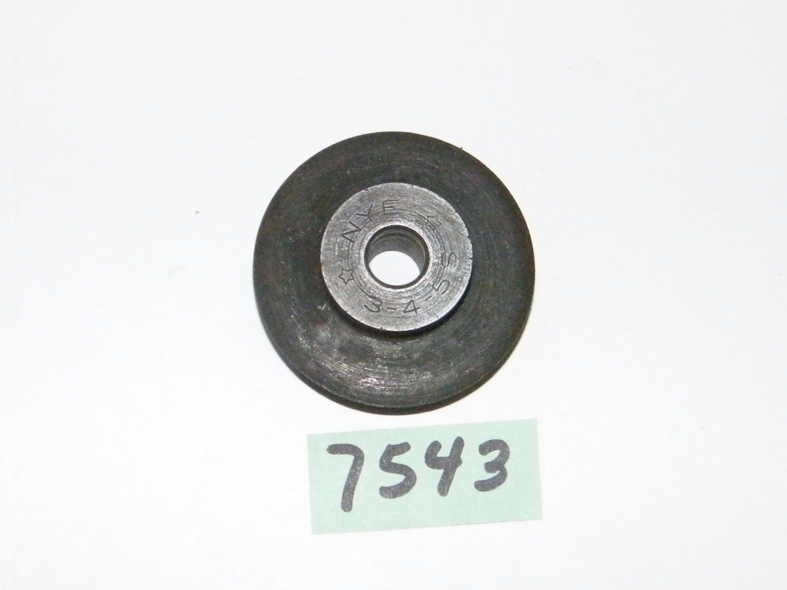New Old Stock Nye 3-4-5S Pipe Cutter Wheel 1 13/16" OD x 3/8" ID x 5/8" Thick
