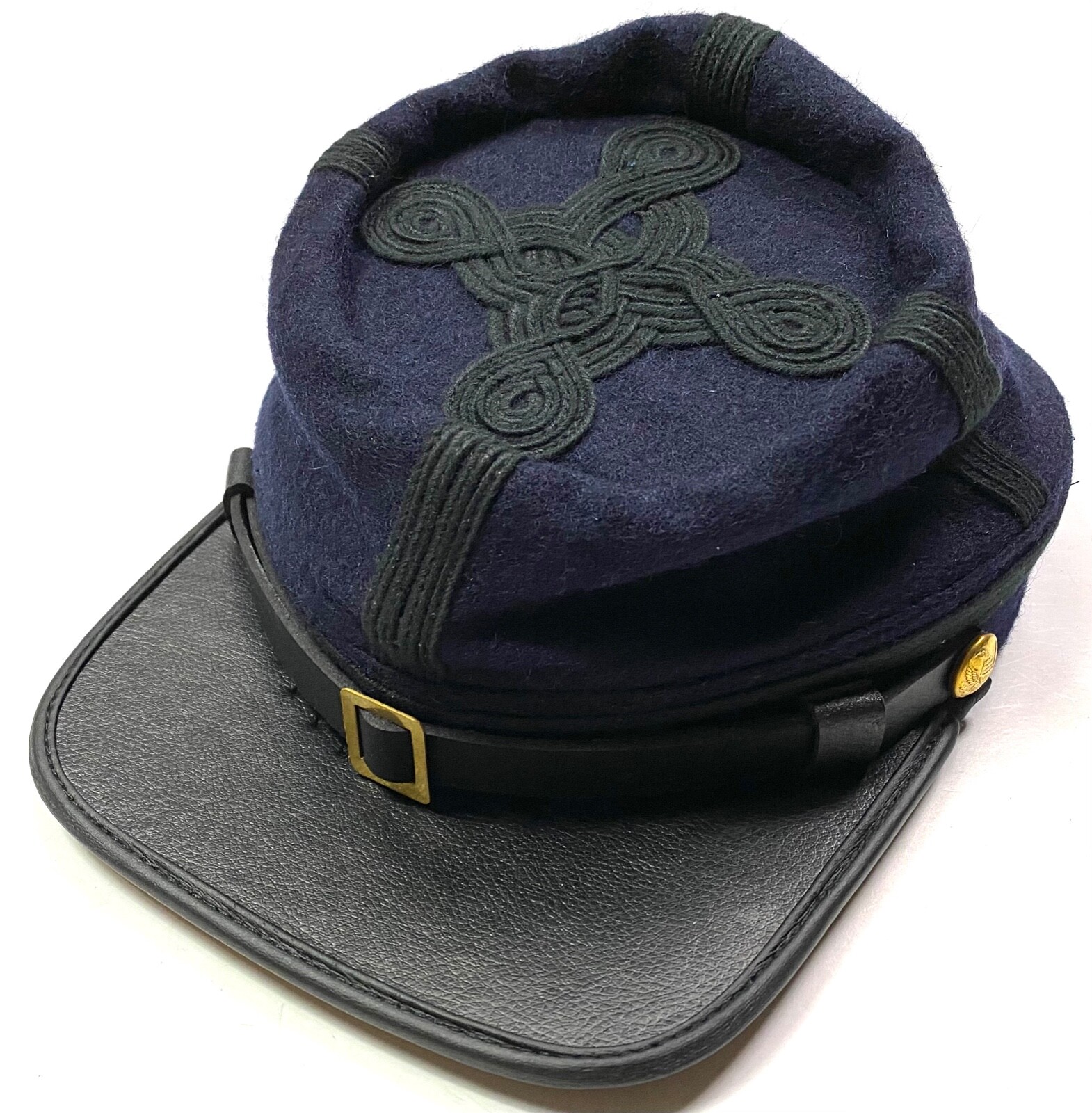CIVIL WAR US UNION INFANTRY GENERAL OFFICER WOOL KEPI CAP HAT-MEDIUM