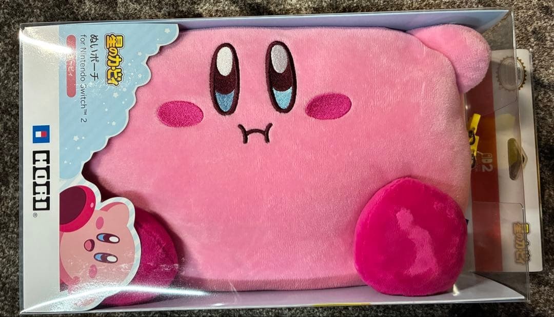 Kirby Plush Pouch for Nintendo Switch 2 OLED HORI Japan Limited Bag case NEW