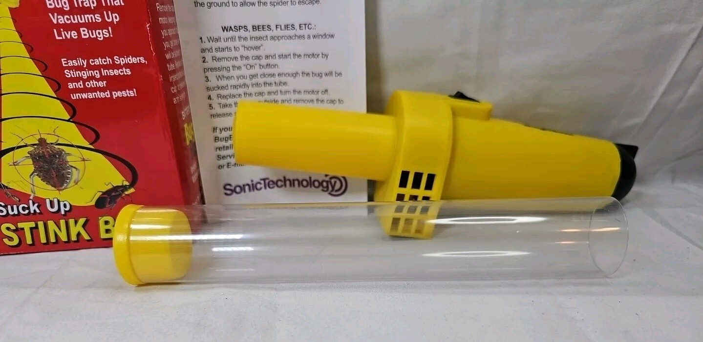 Sonic Technology Bug Buster, Battery Operated No Harm Bug Vac *Tested Working*!!