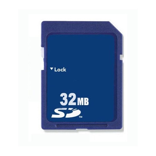 32MB SD CARD 32 MB megabytes memory, low capacity for older devices