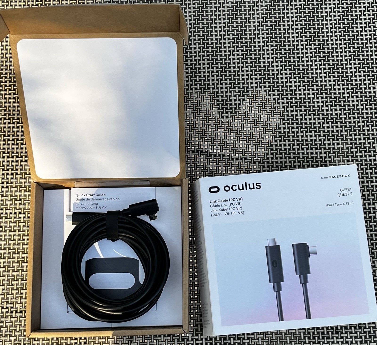 Oculus /Oculus 2 Link Cable PC VR USB 3 Type-C 5M with Box