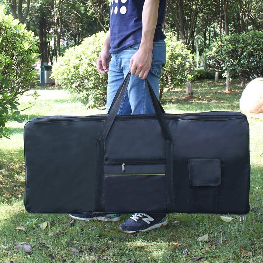 Dustproof Black Bag Carrying Carry For 61 Key Keyboard