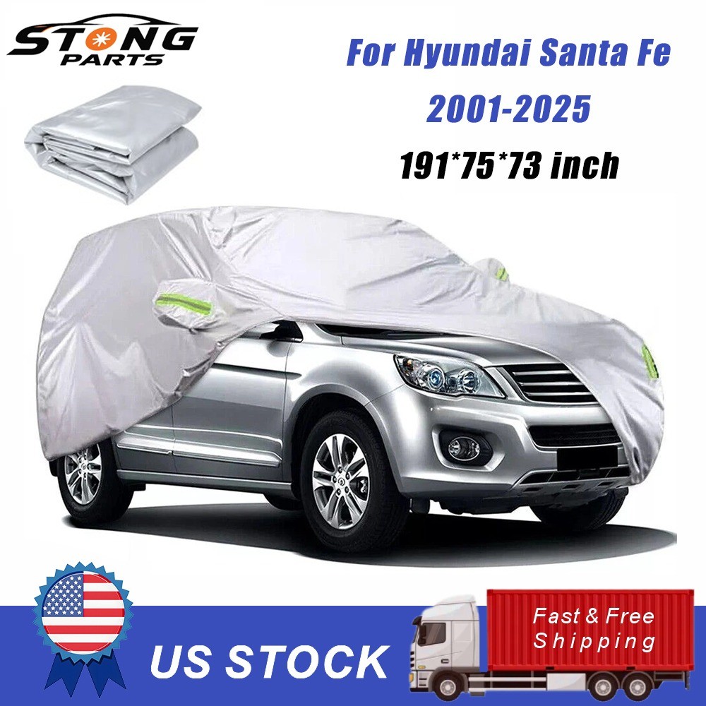 For Hyundai Santa Fe Car Cover Snow Rain Sun Dust All Weather Protection YL USA