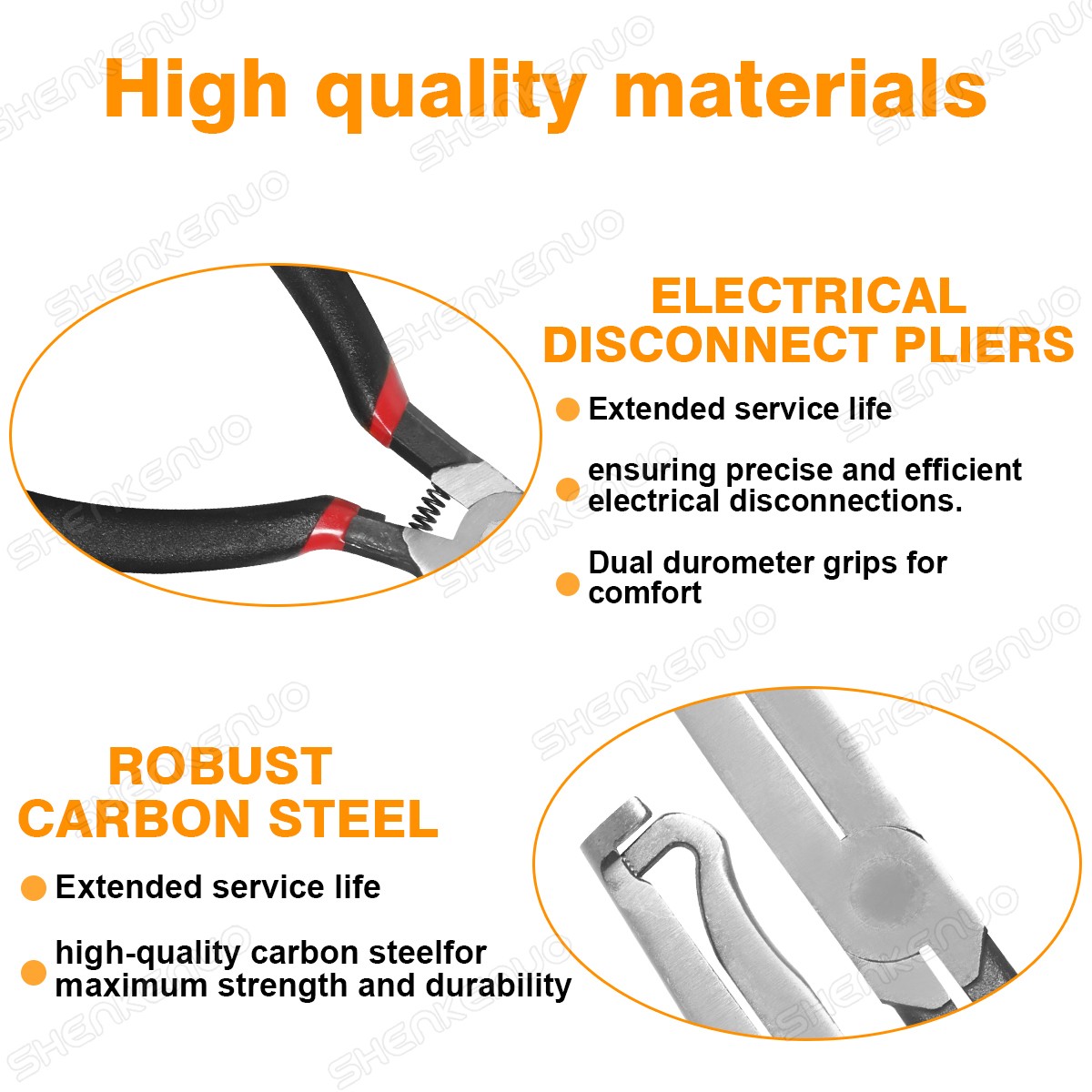 Electrical Disconnect Pliers Connector Separator Terminal Plug Removal Tool Kit