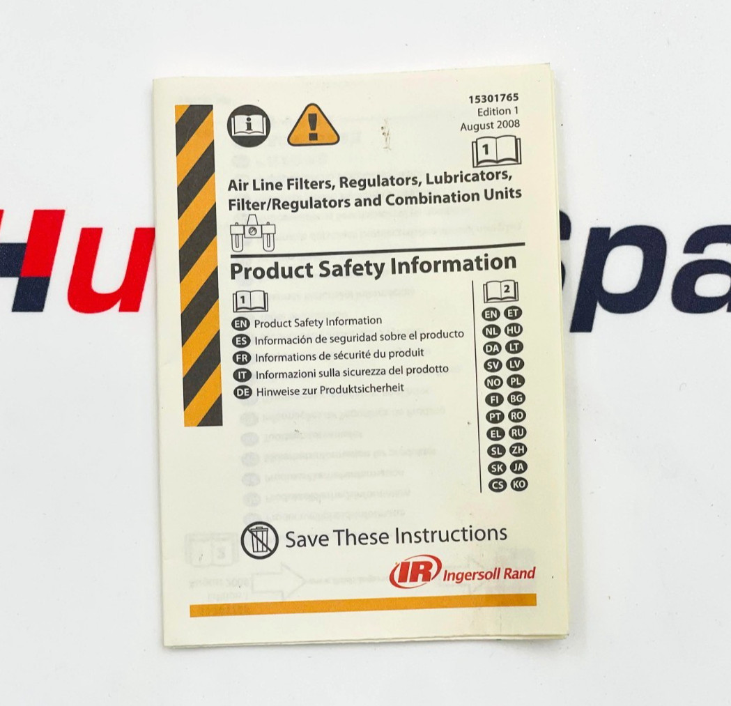 INGERSOLL RAND P39344-610 Filter Regulator