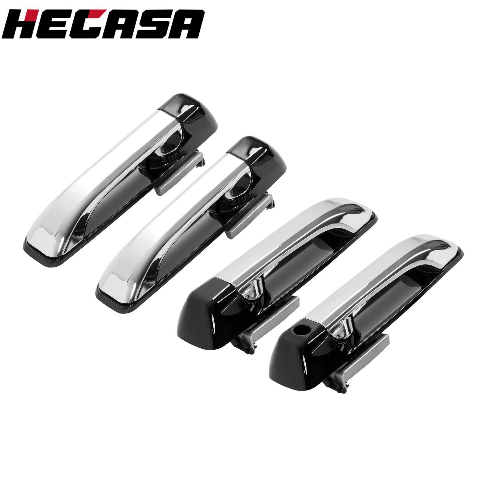 4Pcs Exterior Outside Door Handle Fits Dodge Ram 1500 09-24/ 2500 11-24 Sliver