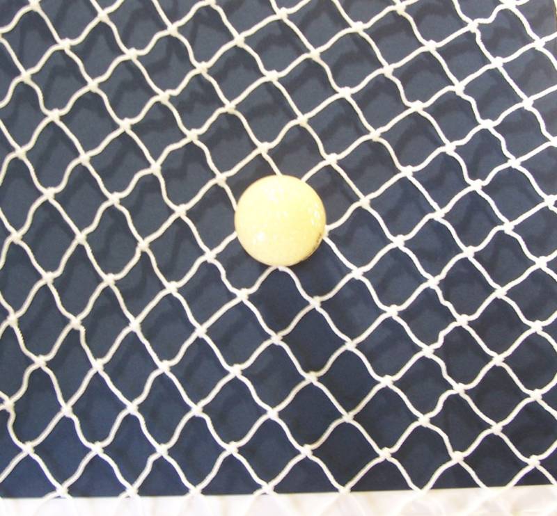 20' x 7'  GOLF IMPACT BARRIER WHITE DIAMOND NYLON NET 1"  #18  TWINE TEST 200 LB