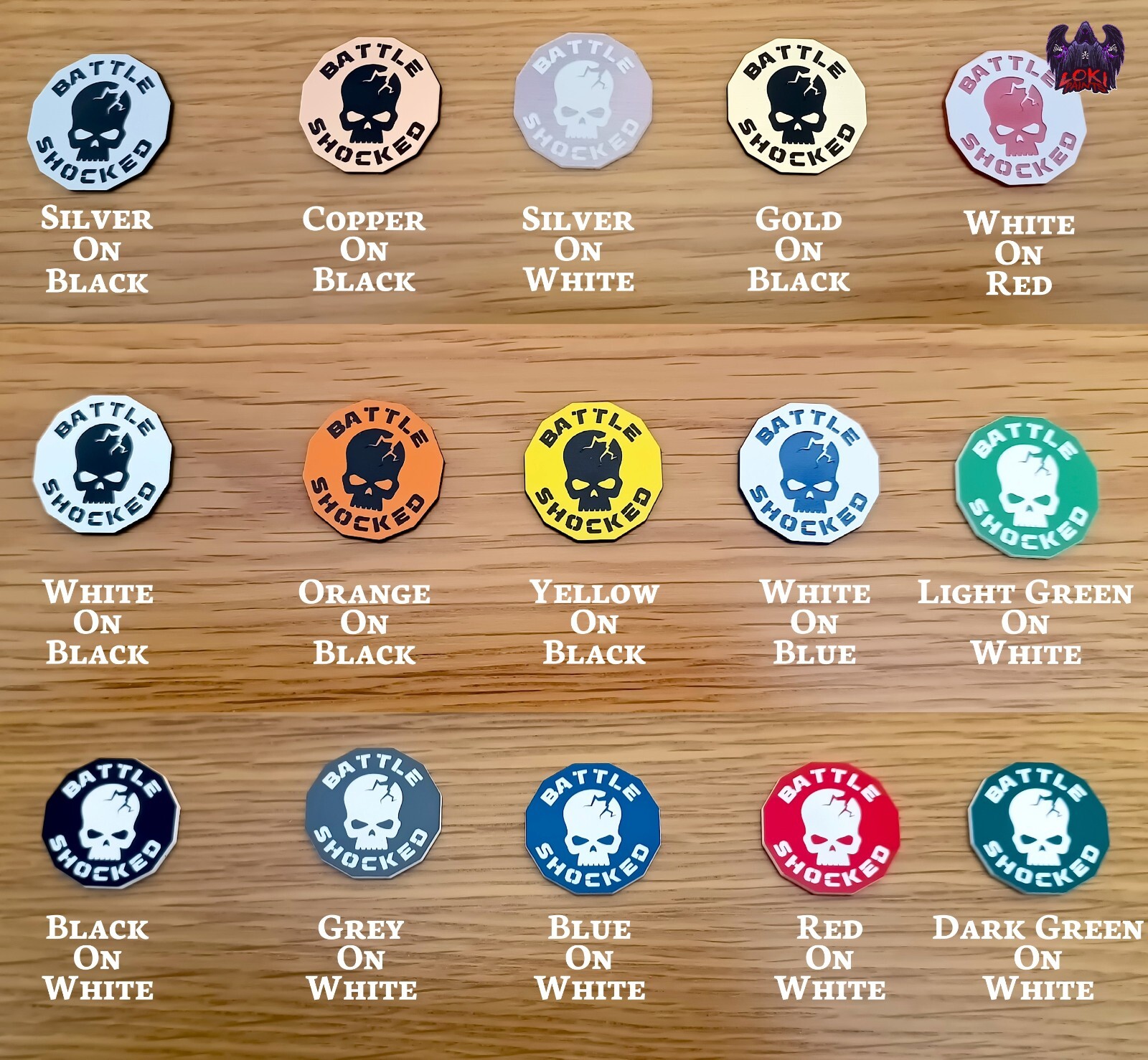 Battleshock Tokens for warhammer 40k