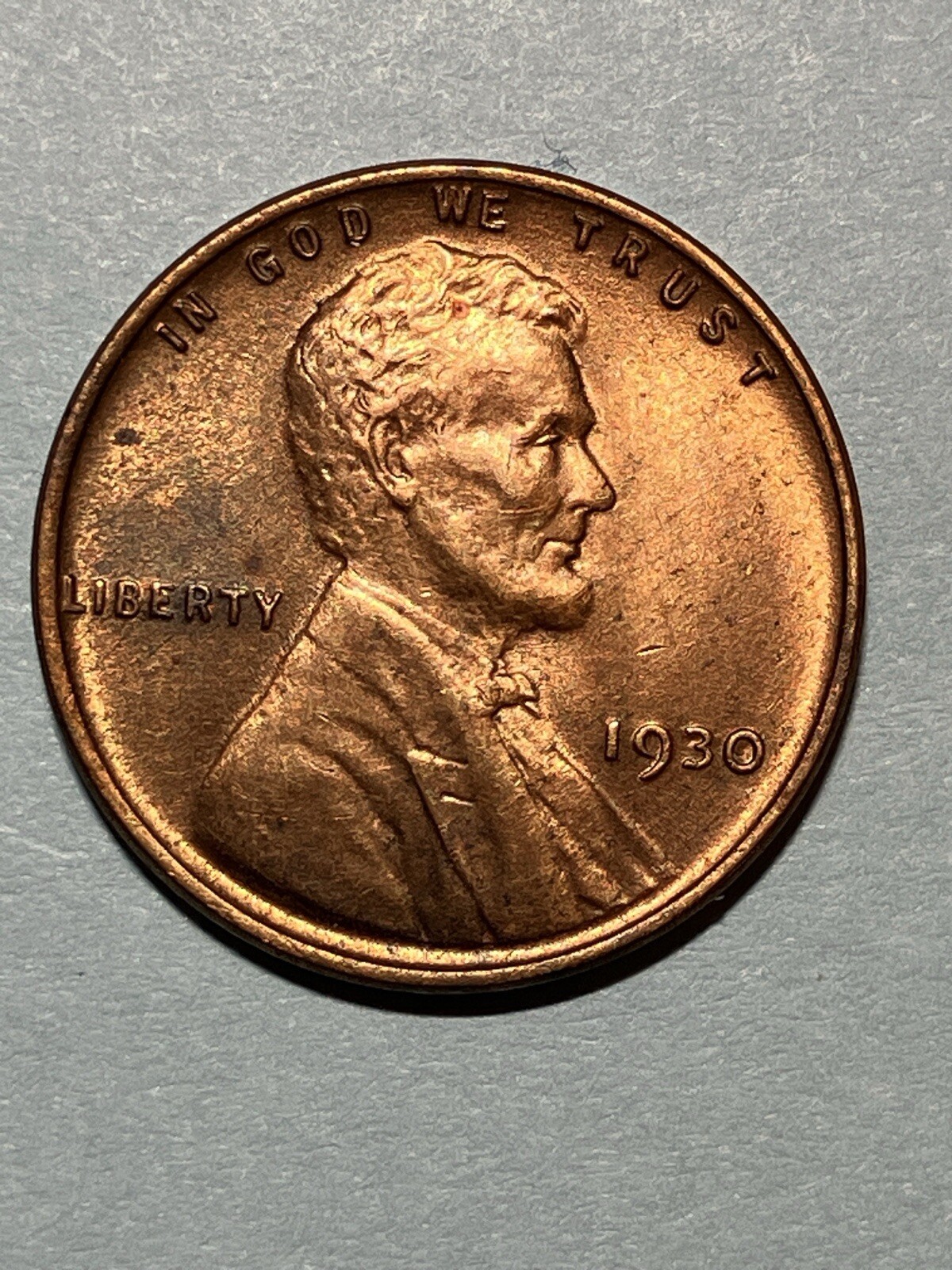 1930 Lincoln Cent Nice Red Coin