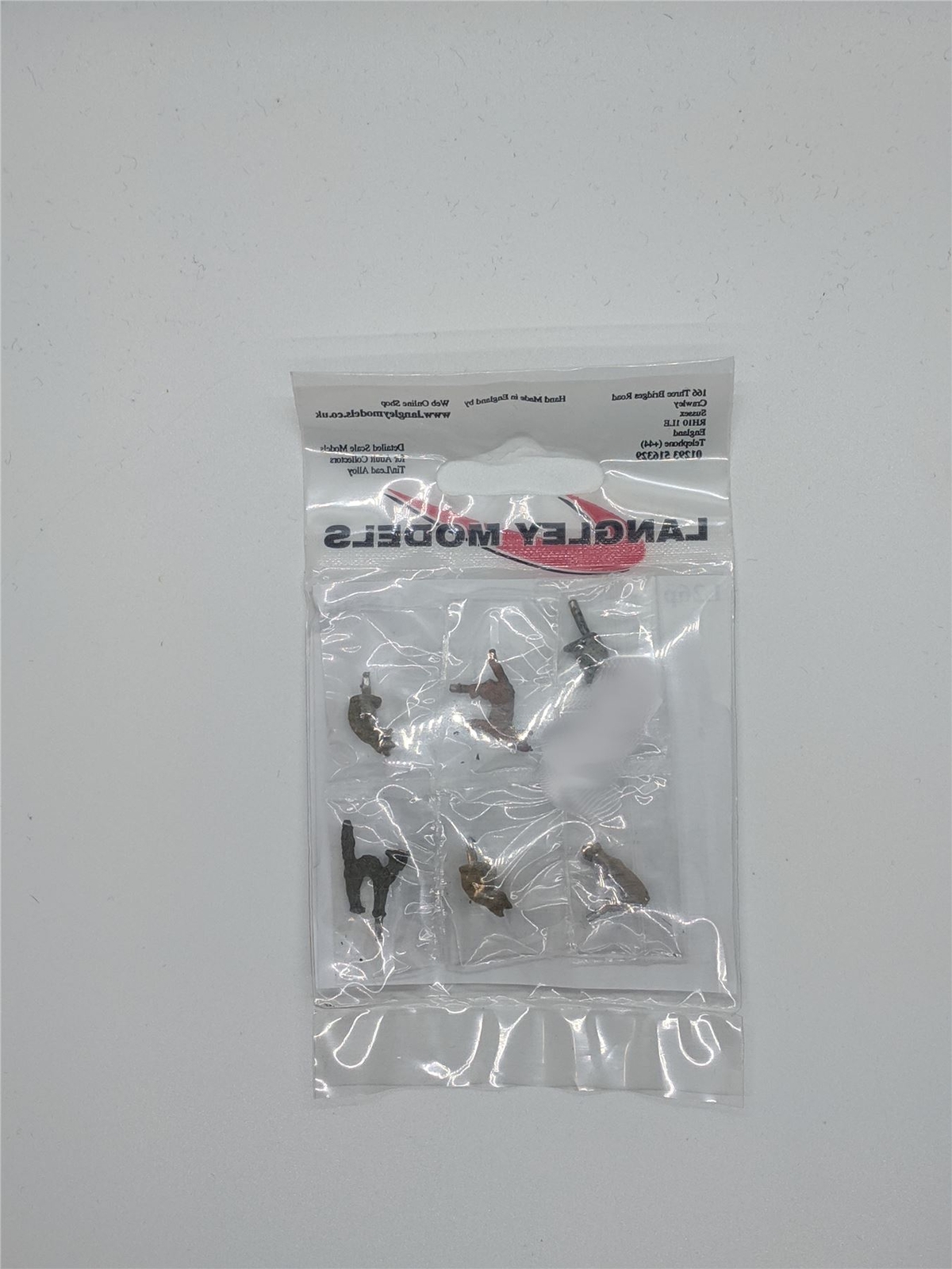 Painted 6 Assorted Cats O scale Langley L26p