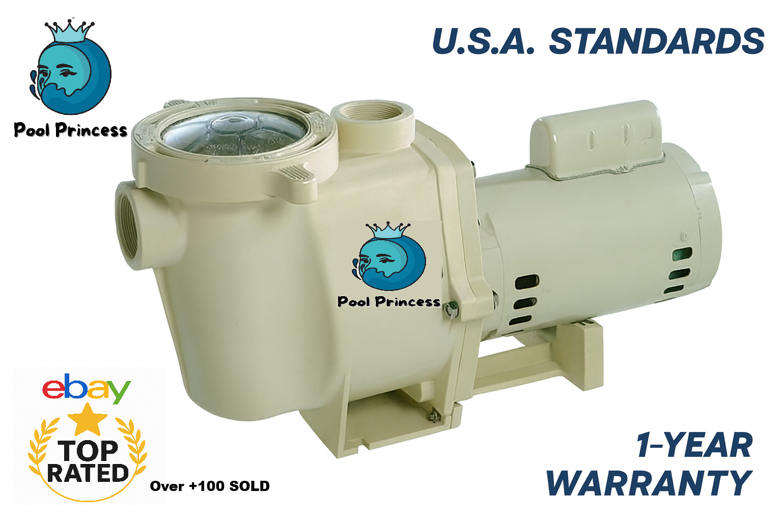 011514 -WhisperFlo HighPerformance 1.5HP Pool Pump replacement PC&G-Nidec/in/US