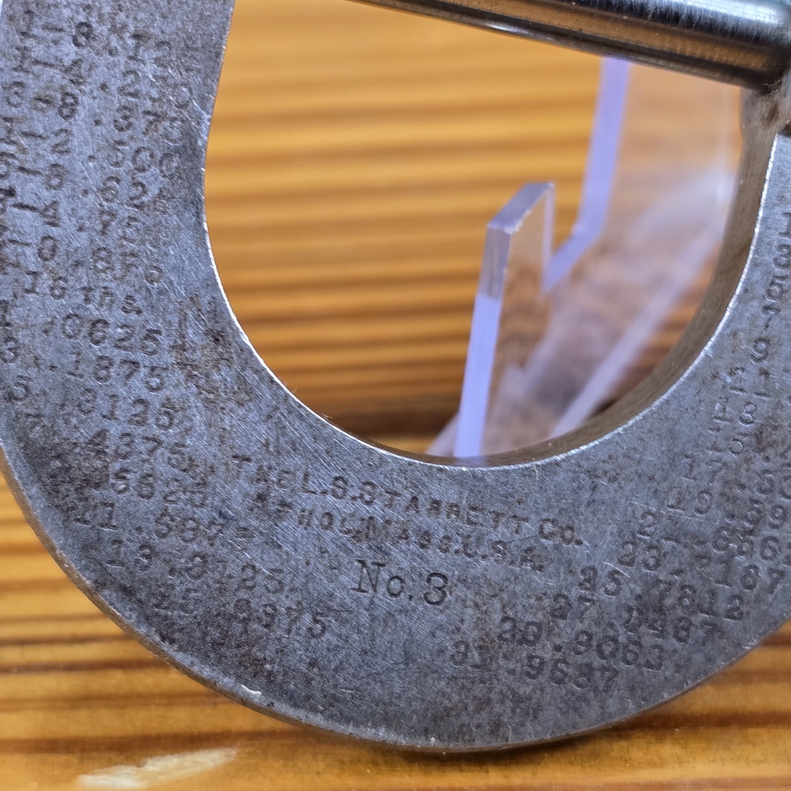 Vintage Starrett No. 3 Outside Micrometer T0145