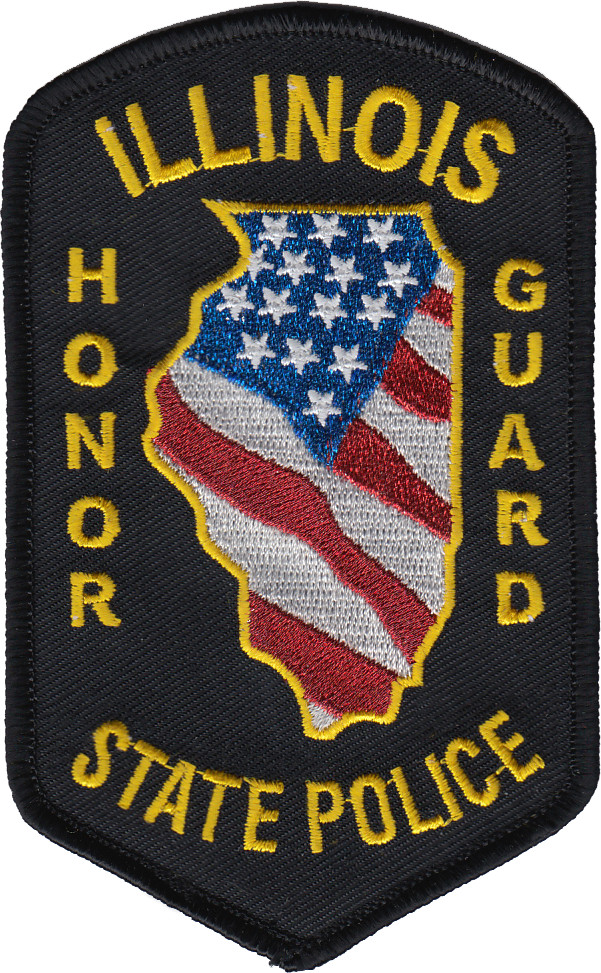 ILLINOIS STATE POLICE SHOULDER PATCH: Honor Guard