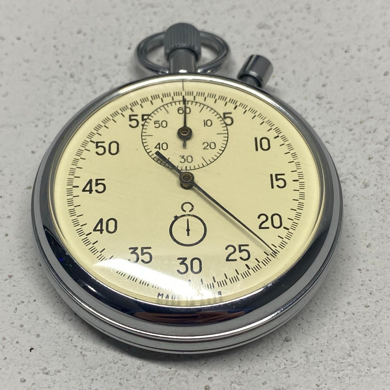 159_Vintage Soviet Stopwatch AGAT 100% Original 2 button USSR
