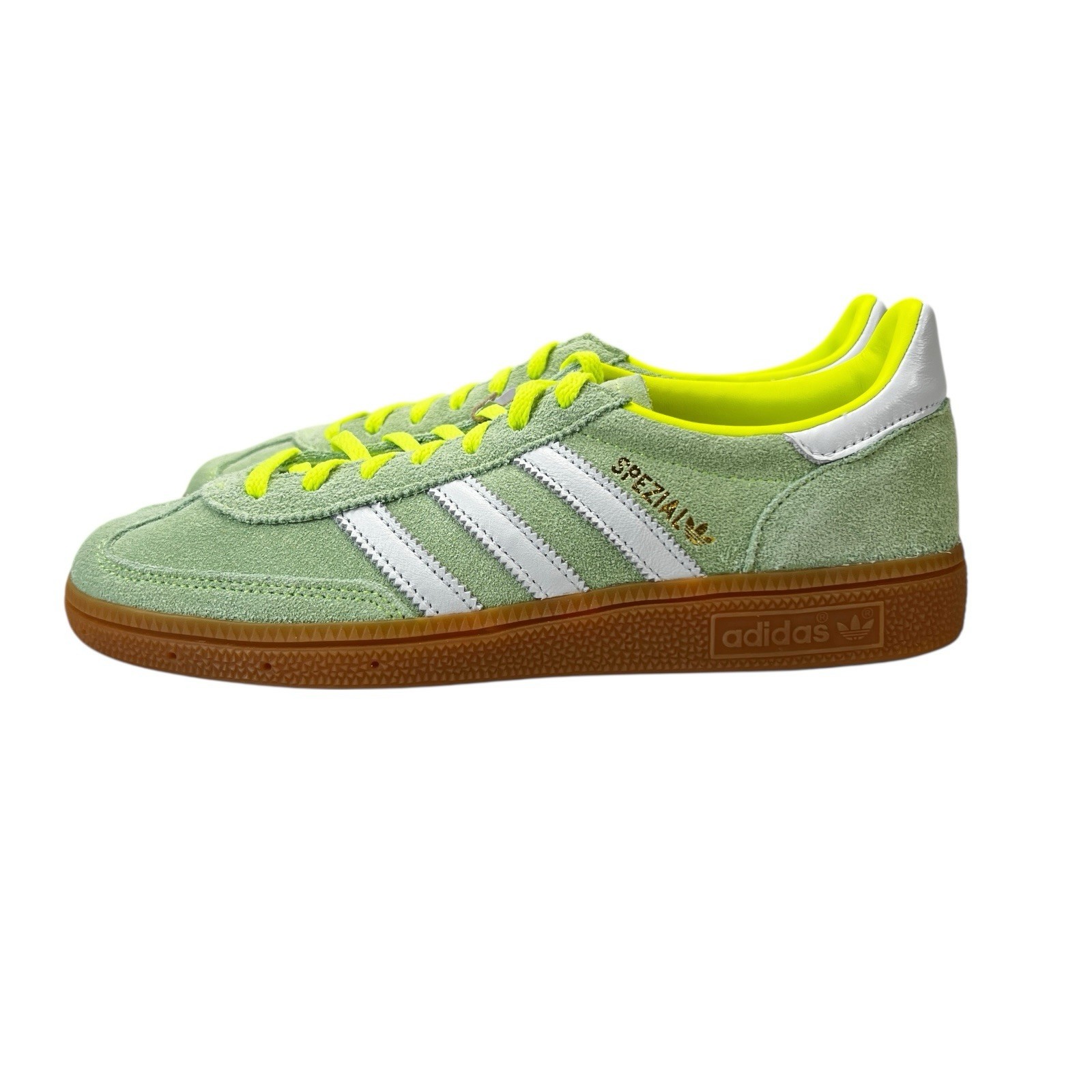 Adidas Handball Spezial Solar Yellow White Gold Shoes JI2655 Women's Sz 6.5 - 11