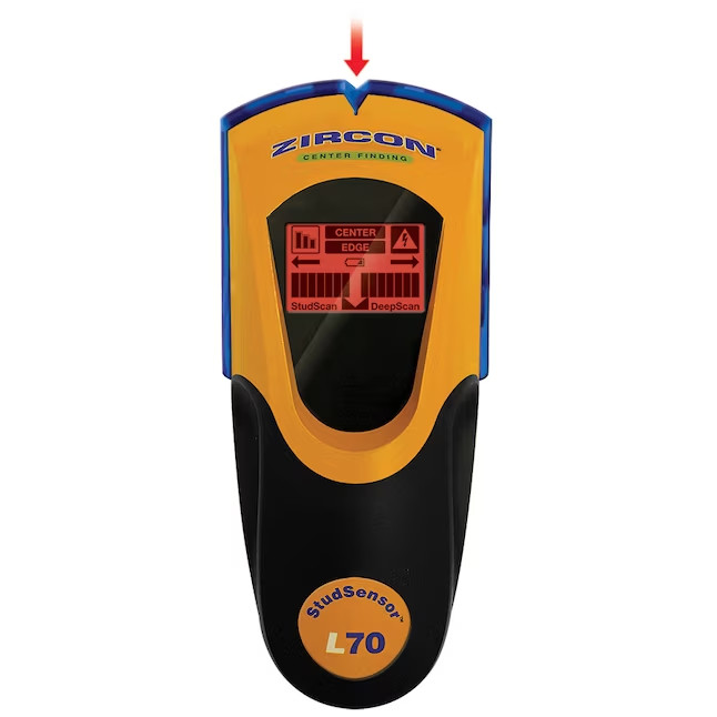 Zircon StudSensor L70 OneStep Stud Finder with Center Detection 2 Modes NEW