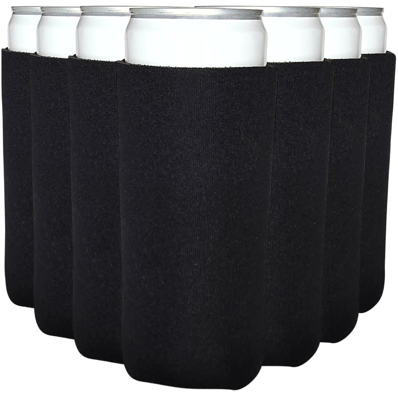 TahoeBay Slim Can Cooler Sleeves (1 Pack of 12) Skinny Tall Cans 12 Oz Bulk T...
