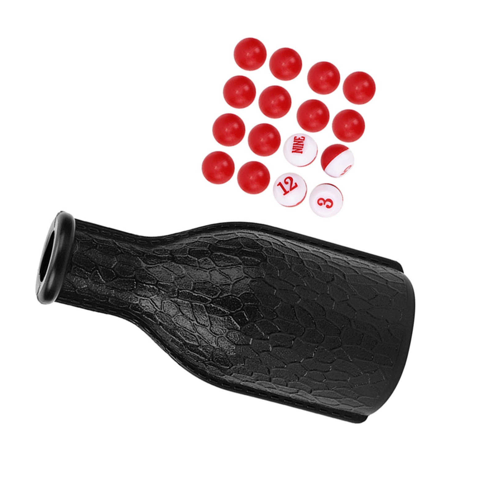 16 Numbered Tally Billiard Shaker Bottle Durable Rubber Home Entertainment For