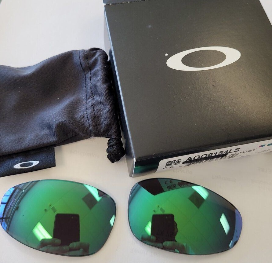 OAKLEY JULIET PRIZM JADE POLARIZED LENSES AUTHENTIC REPLACEMENT CUSTOM CUT OEM
