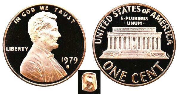 1979, 1980, 1981 S Lincoln Cent PROOF Set  INCLUDES 2 TYPE 1 PROOFS