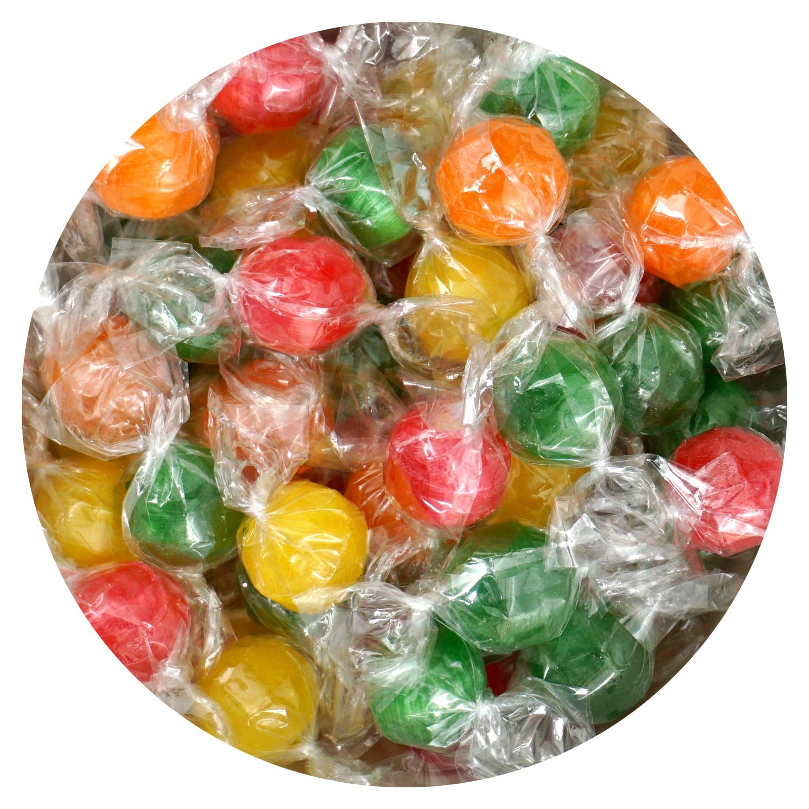 Assorted Sour Candy Balls, 1 Pound Bulk (Approx. 75 pcs.), 1