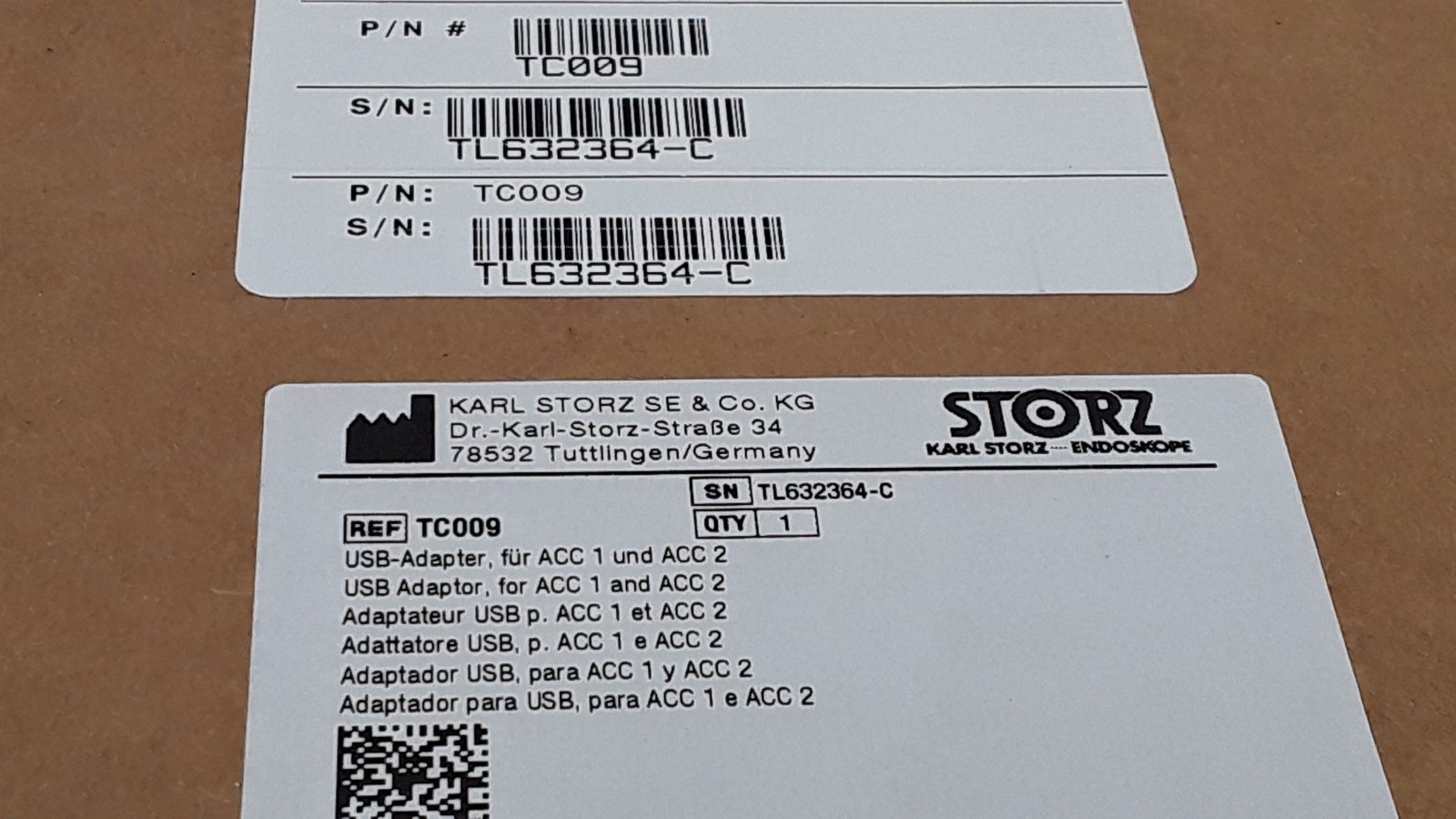 Storz USB to ACC for AIDA Control Console Model TC009