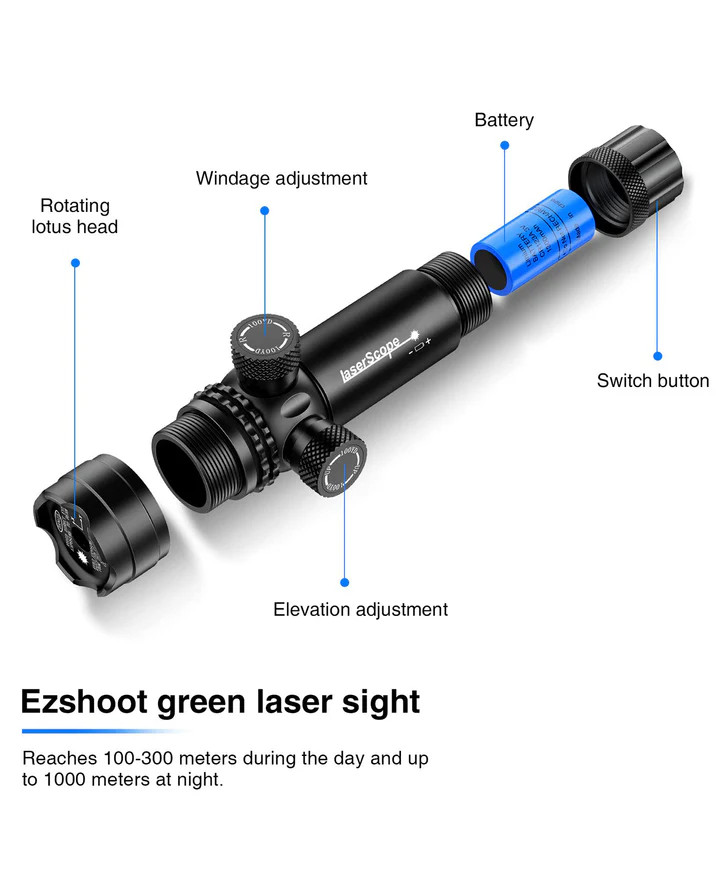 Green Laser Sight w Dual Mounting System