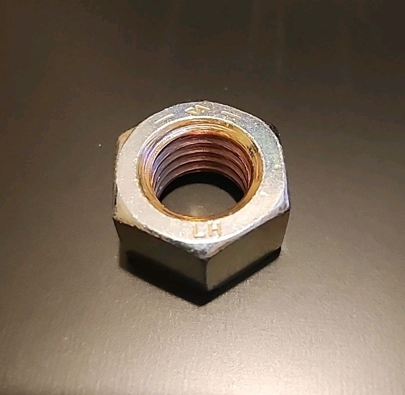 5/8"-11 tpi LH New Grade 8 Hex Nut "Left Hand Thread"