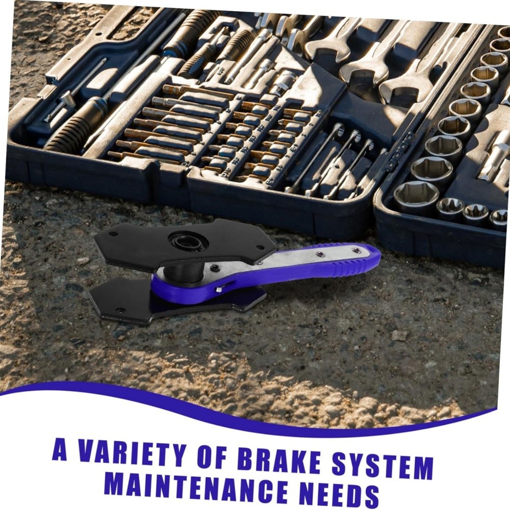 Car Ratchet Brake Piston Spreader Wrench Caliper Pad Install Tool Press Portable
