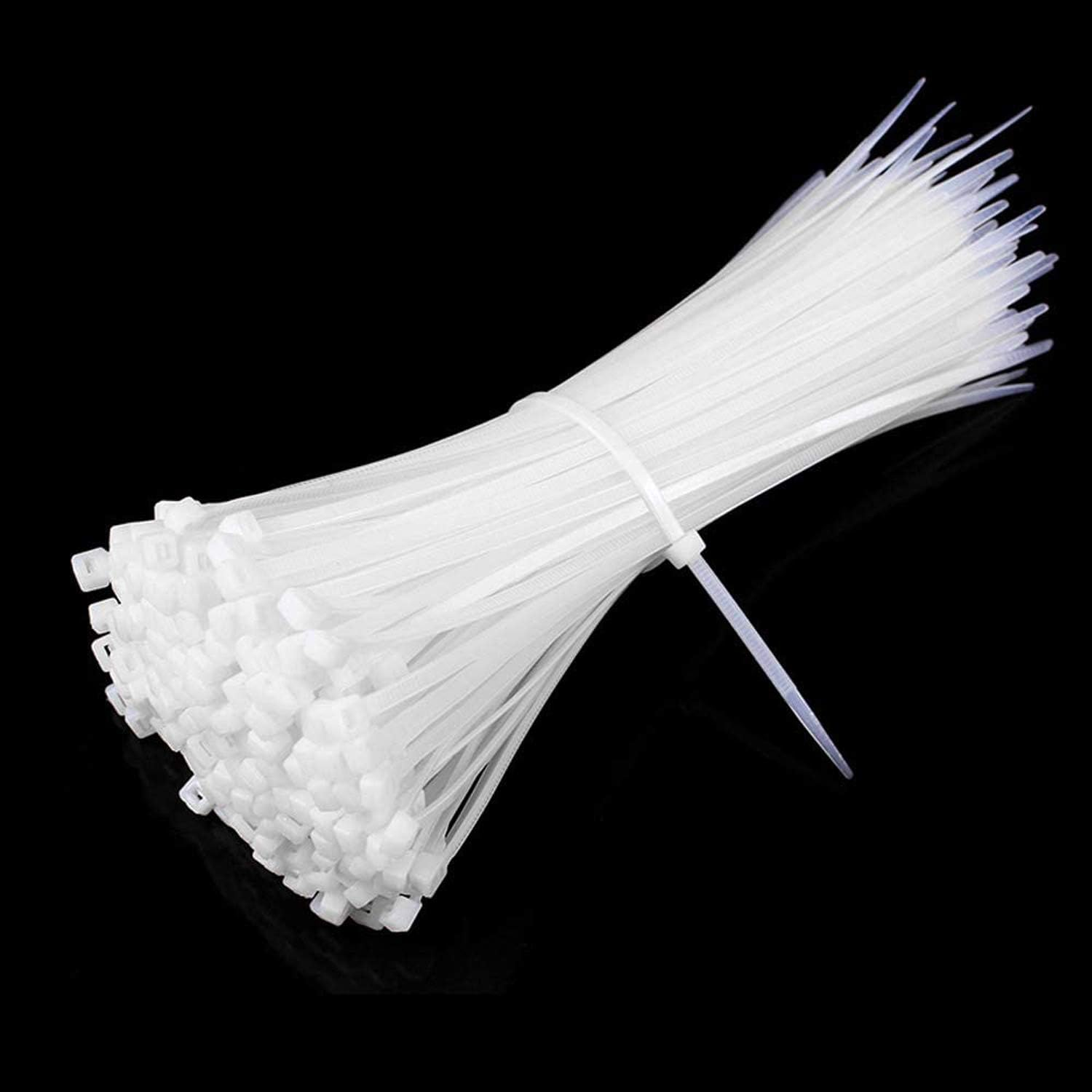 1000 PCS Nylon Cable Ties, Multi-Purpose Zip Ties Self-Locking Small Zip Ties...