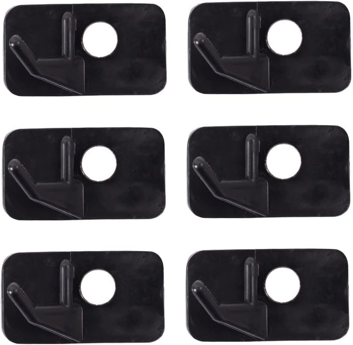 6pcs Plastic Arrow Rest Black Adhesive Back Hunting Shooting Targeting Access...