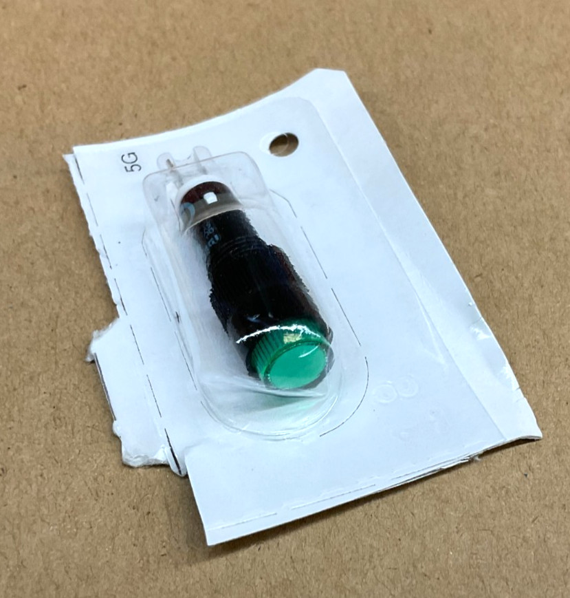 Idec AP8M155-G, AP8M155G, 8mm 5V DC AP8 Series Flat Green Miniature Pilot Light