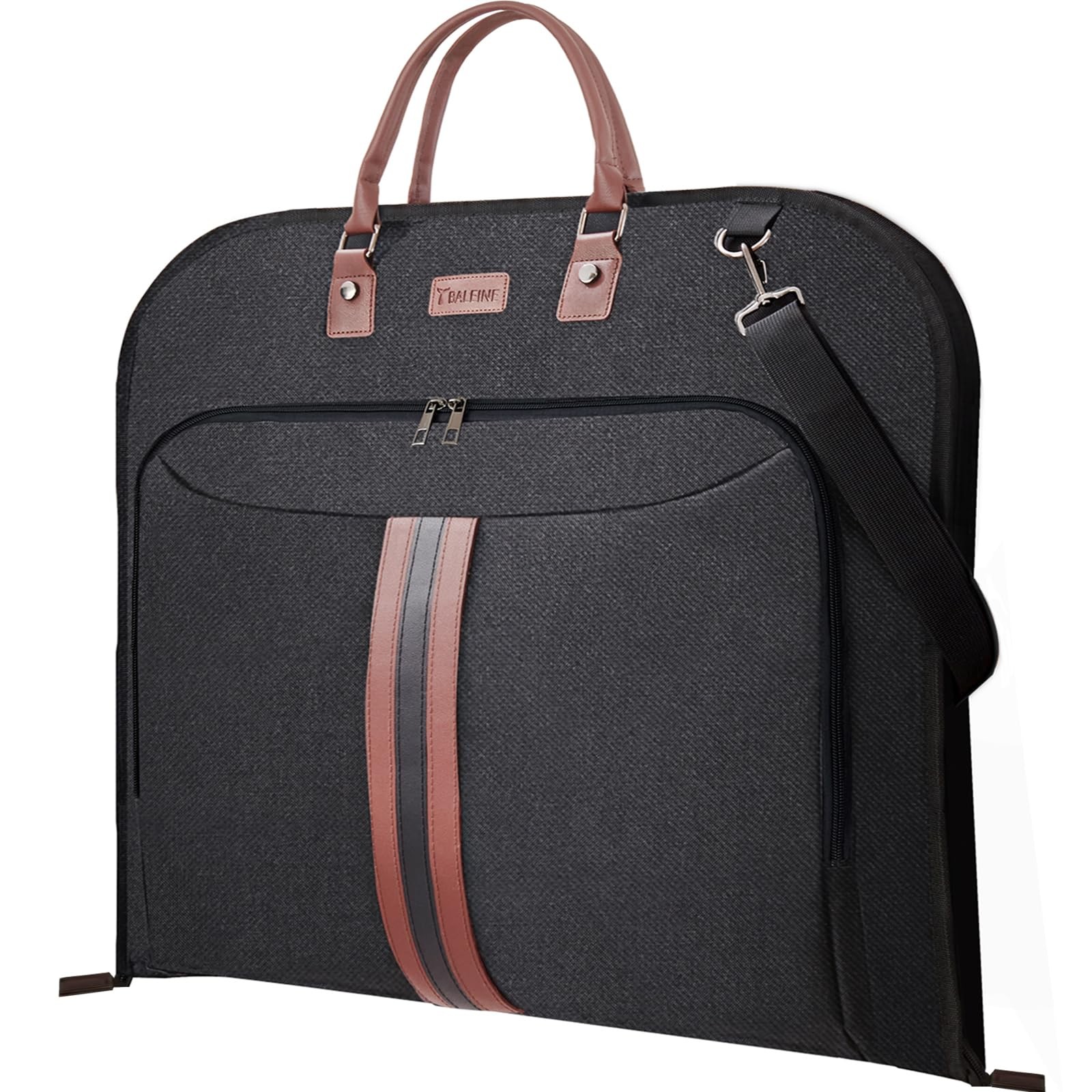 BALEINE Travel Garment Bag, Suit Bag for Men, 42'' Waterproof Black