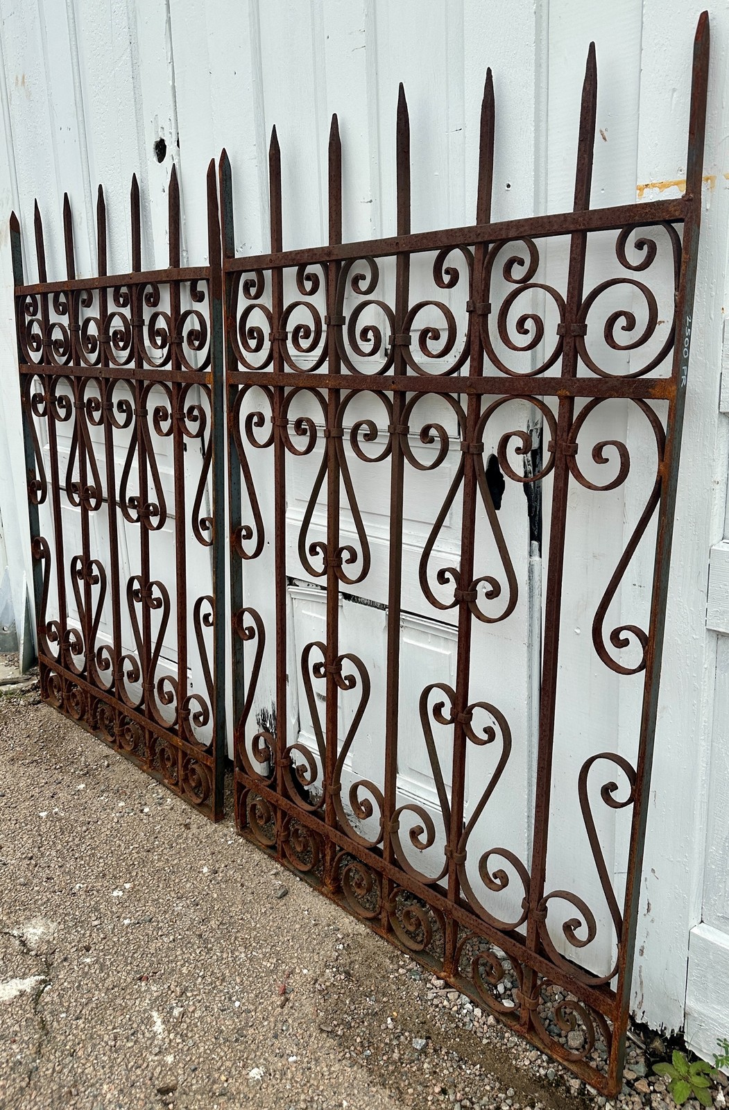Antique Iron Garden Gate Pair GA20339