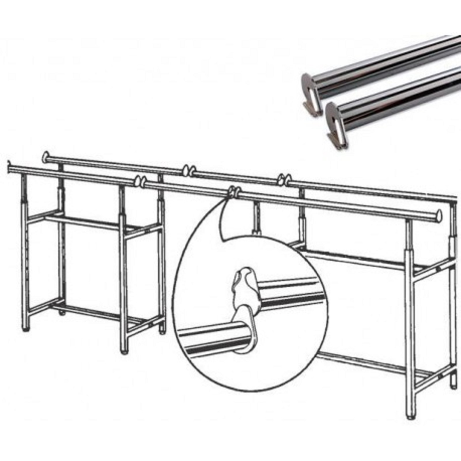 Only Hangers Extension Hangrails