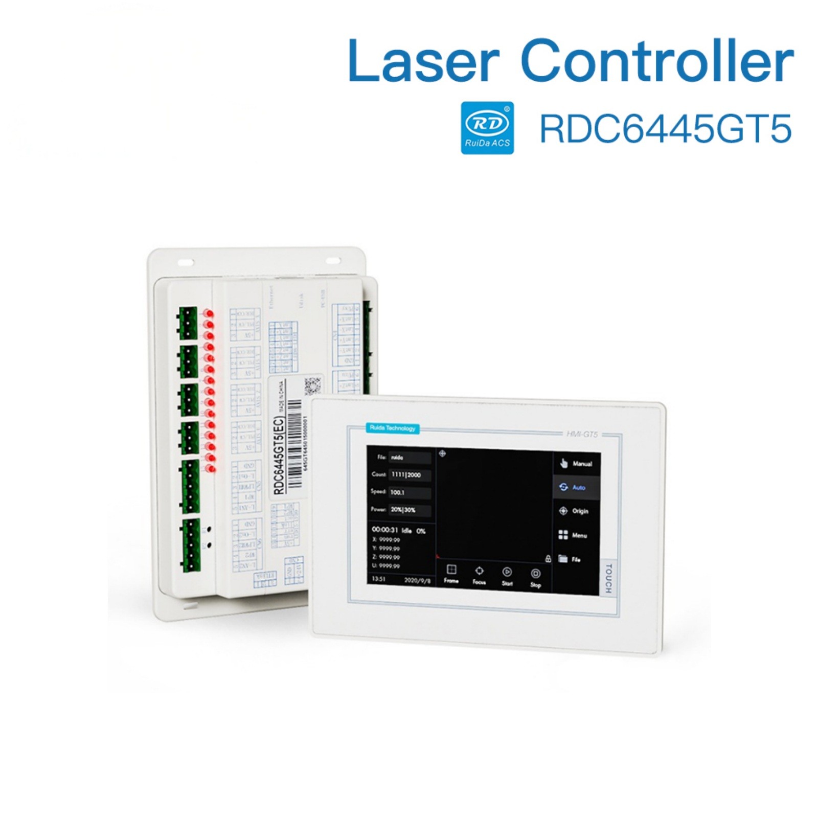 Ruida RDC6445GT5 CO2 Laser Controller System Panel for Engraving Cutting Machine