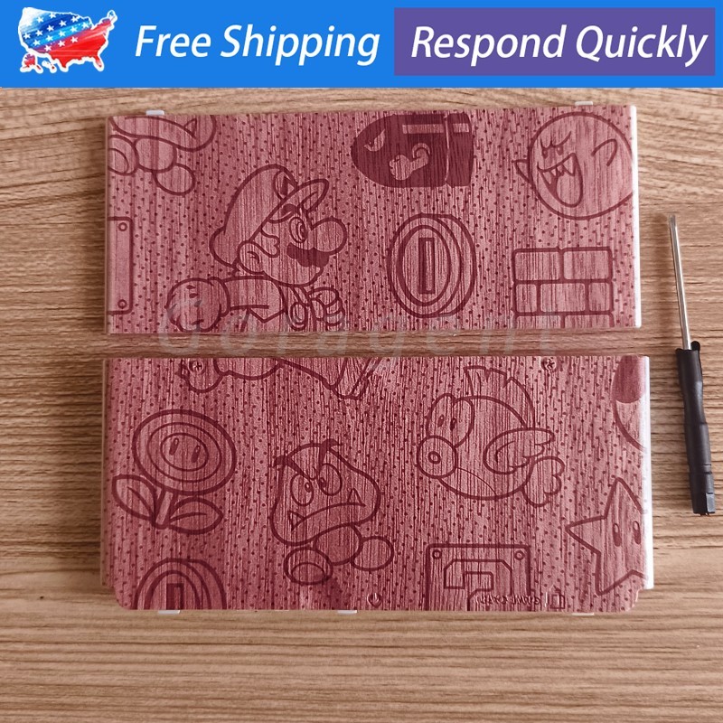 Replacement Housing Shell Faceplate Case Cover For New 3DS 2015 Console Mario