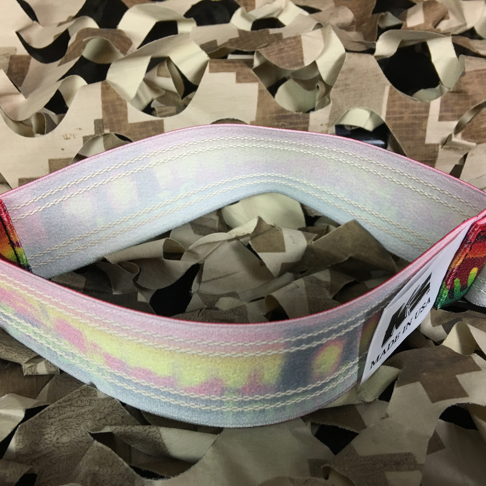 NEW KM Paintball Universal Mask Goggle Strap - 09 Rasta Brooklyn