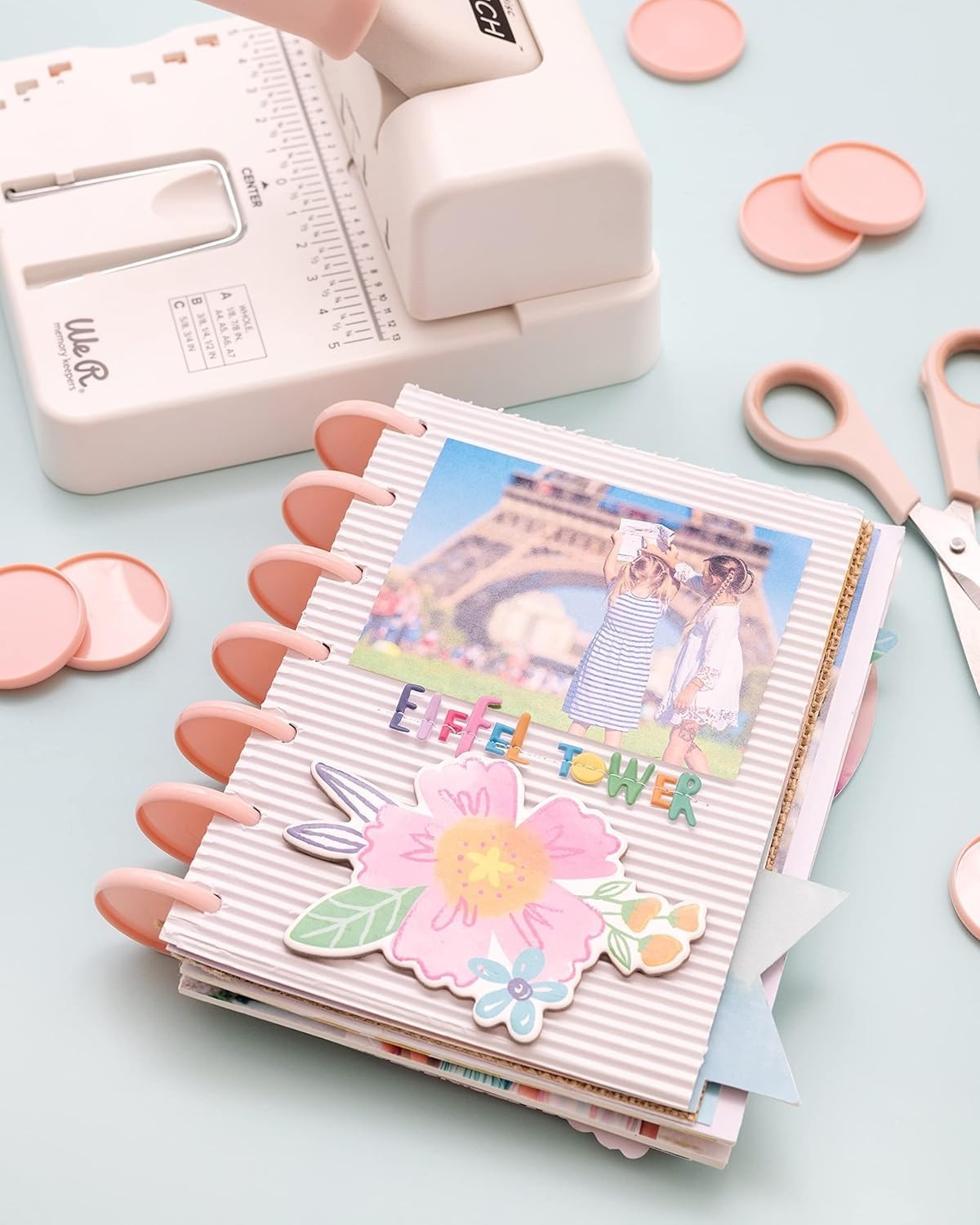 We R Disc Cinch Book Binding Tool-White/Pink