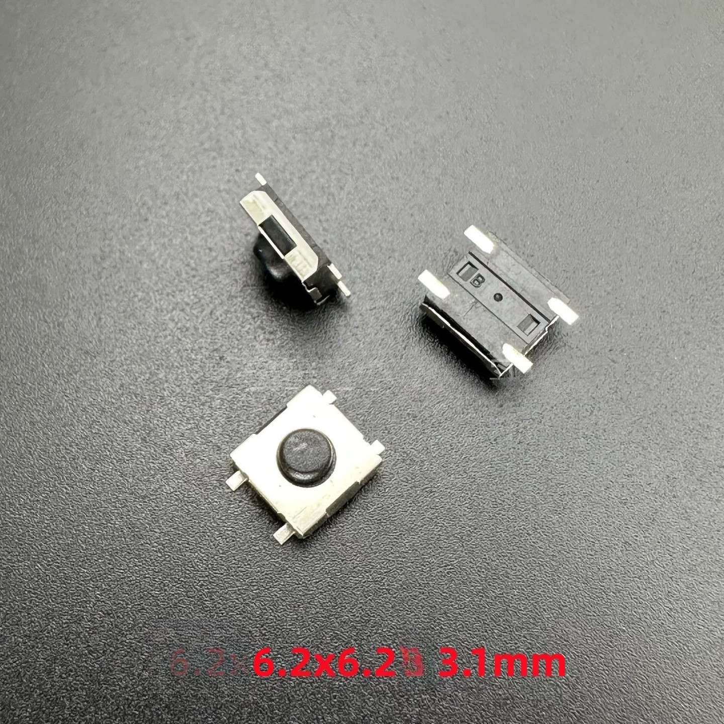 100PCS FOR HIGHLY TP722AV3116S Touch Switch Patch 4-pin 6.2*6.2*3.1MM