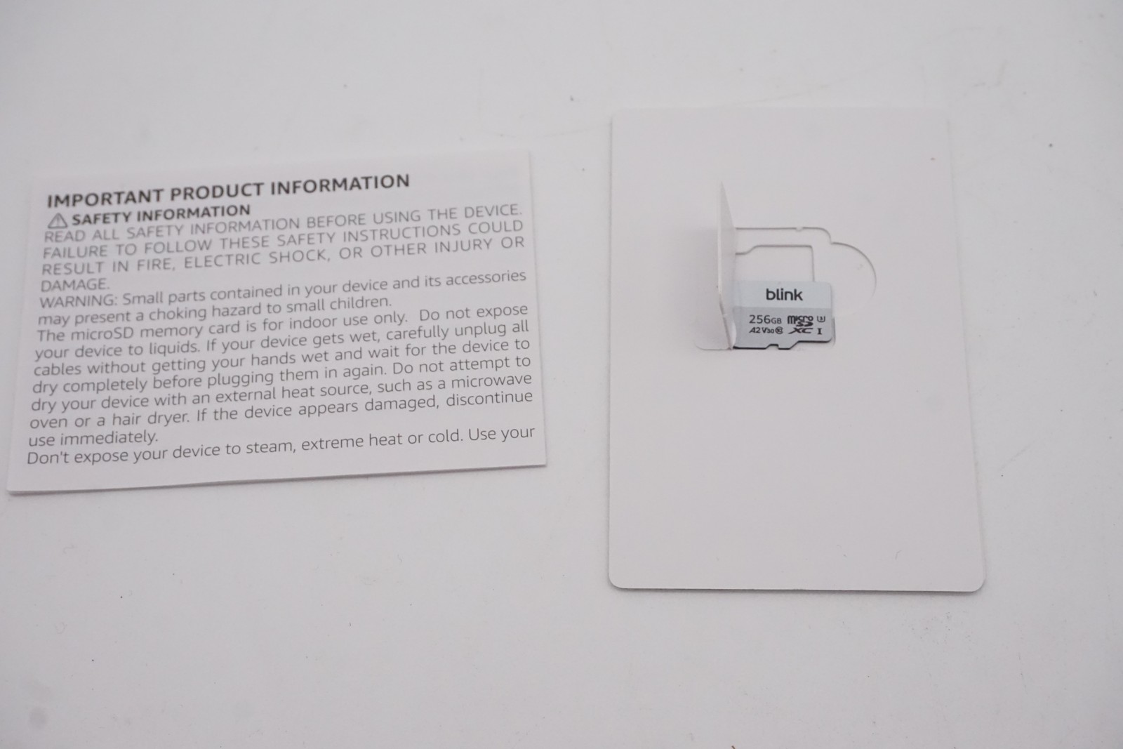 Blink Micro SD card 256Gb For Security Camera Video Storage Sync Module