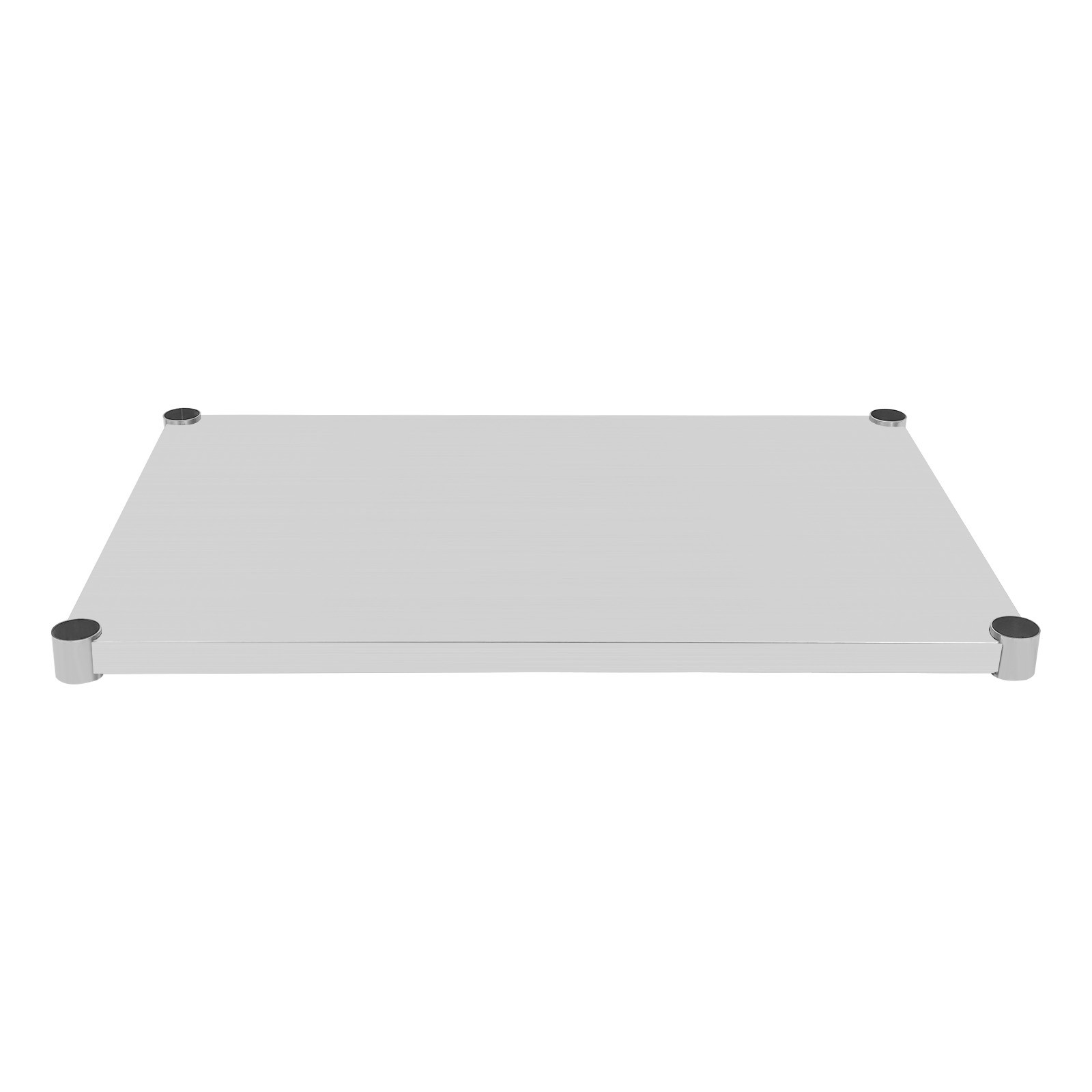 Stainless Steel Under Shelf Adjustable Under-desk tand Table Rack for Worktable