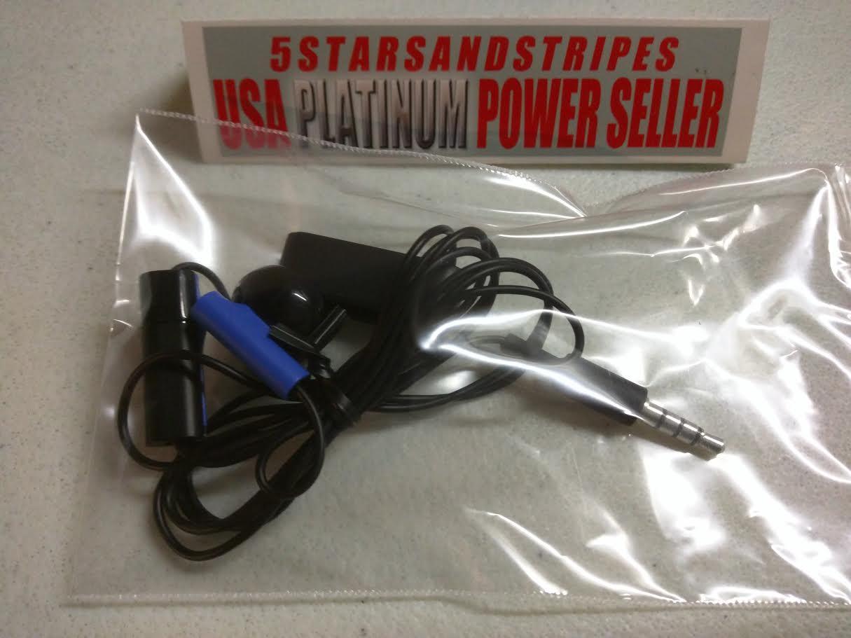 Sony PS4 Mono Headset Earbud Headphone Earpiece Chat Clip with Microphone - NEW